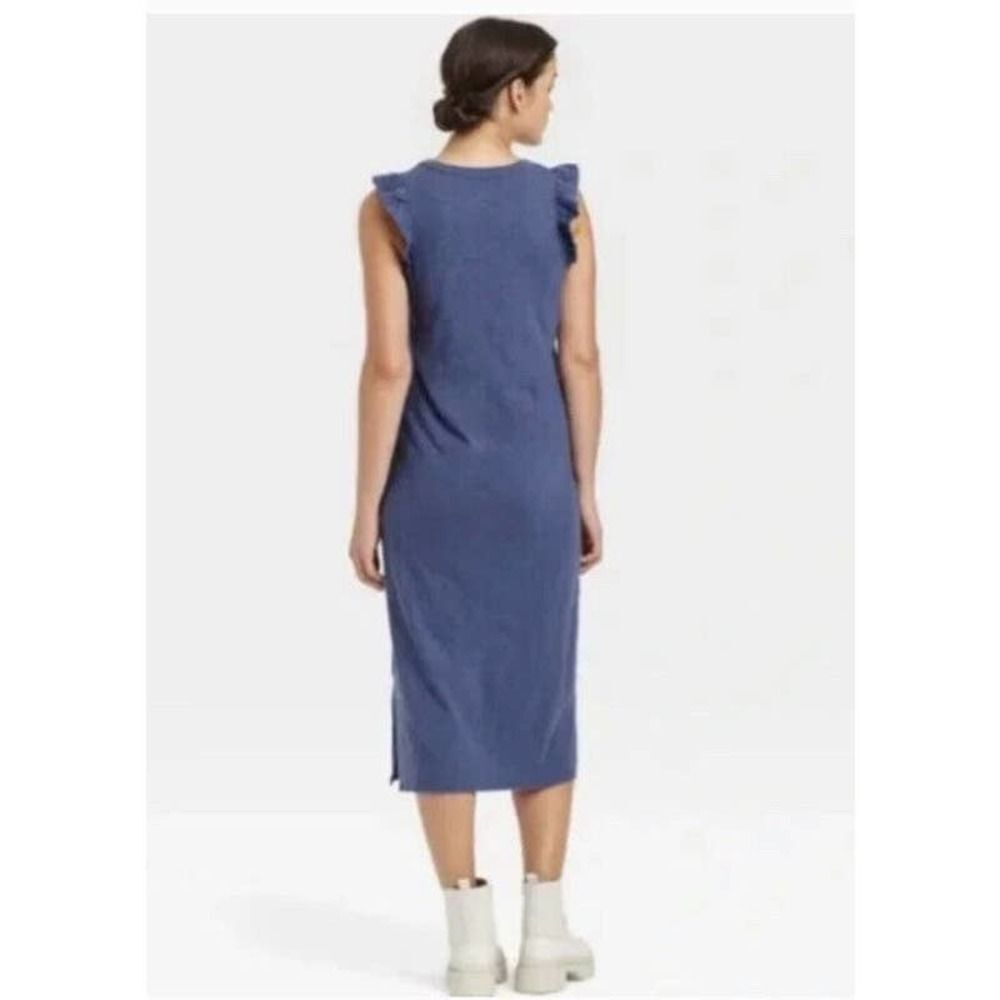 Universal Thread Ruffle Sleeve Everyday Midi Tank… - image 2